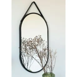 Spiegel Levanto – Hängespiegel mit schwarzem Rahmen (35×60 cm)