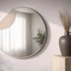 Spiegel Veni - mit beigem Rahmen für Flur & Schlafzimmer