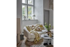 Stehlampe Madrid – Leinen in Natur