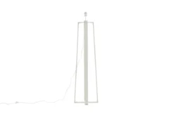 Stehlampe „Paris“ – zeitlose Eleganz mit Holzbeinen und hellem Schirm