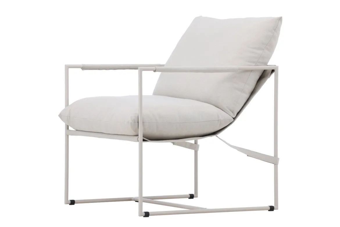 Stuhl Brika - In Beige mit Sitzkissen