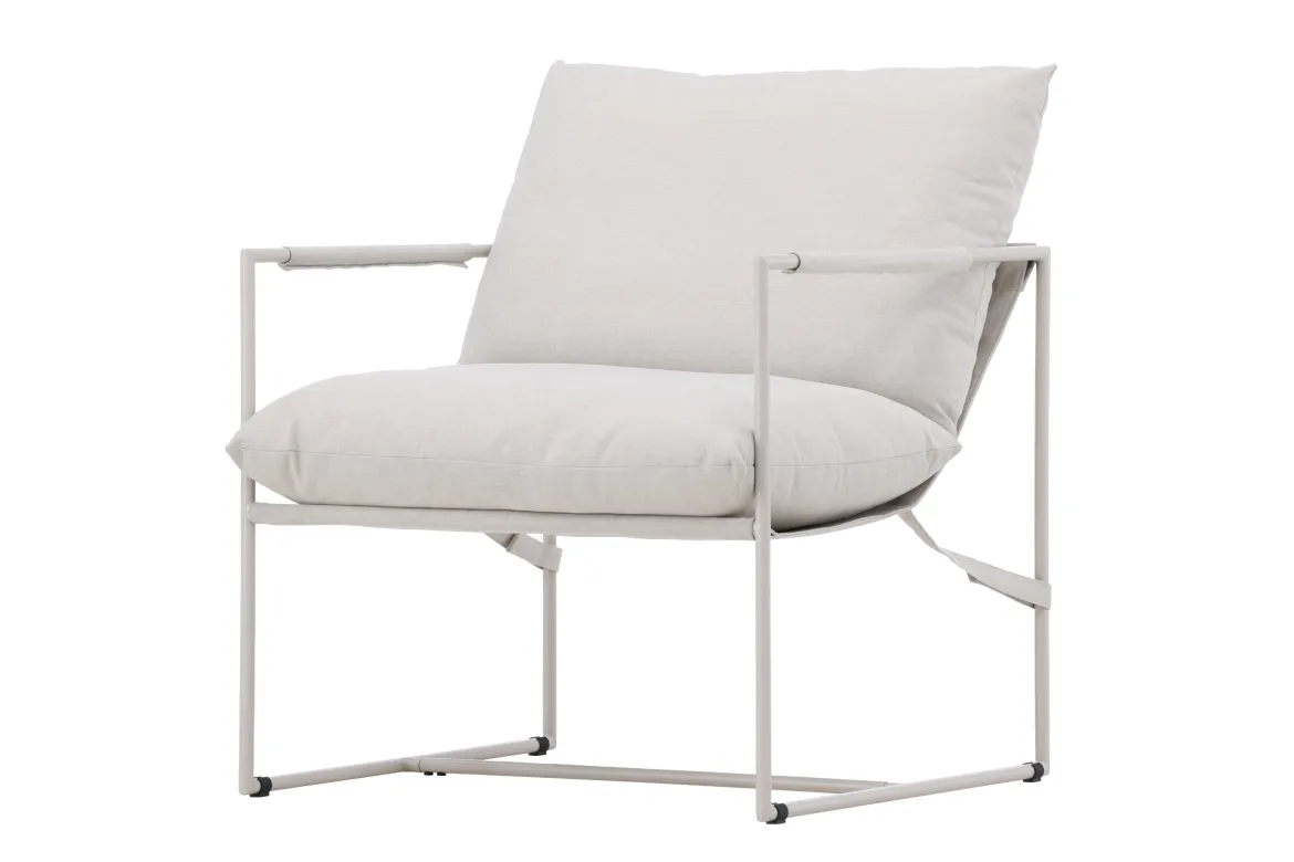 Stuhl Brika - In Beige mit Sitzkissen