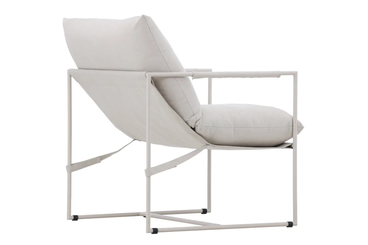 Stuhl Brika - In Beige mit Sitzkissen