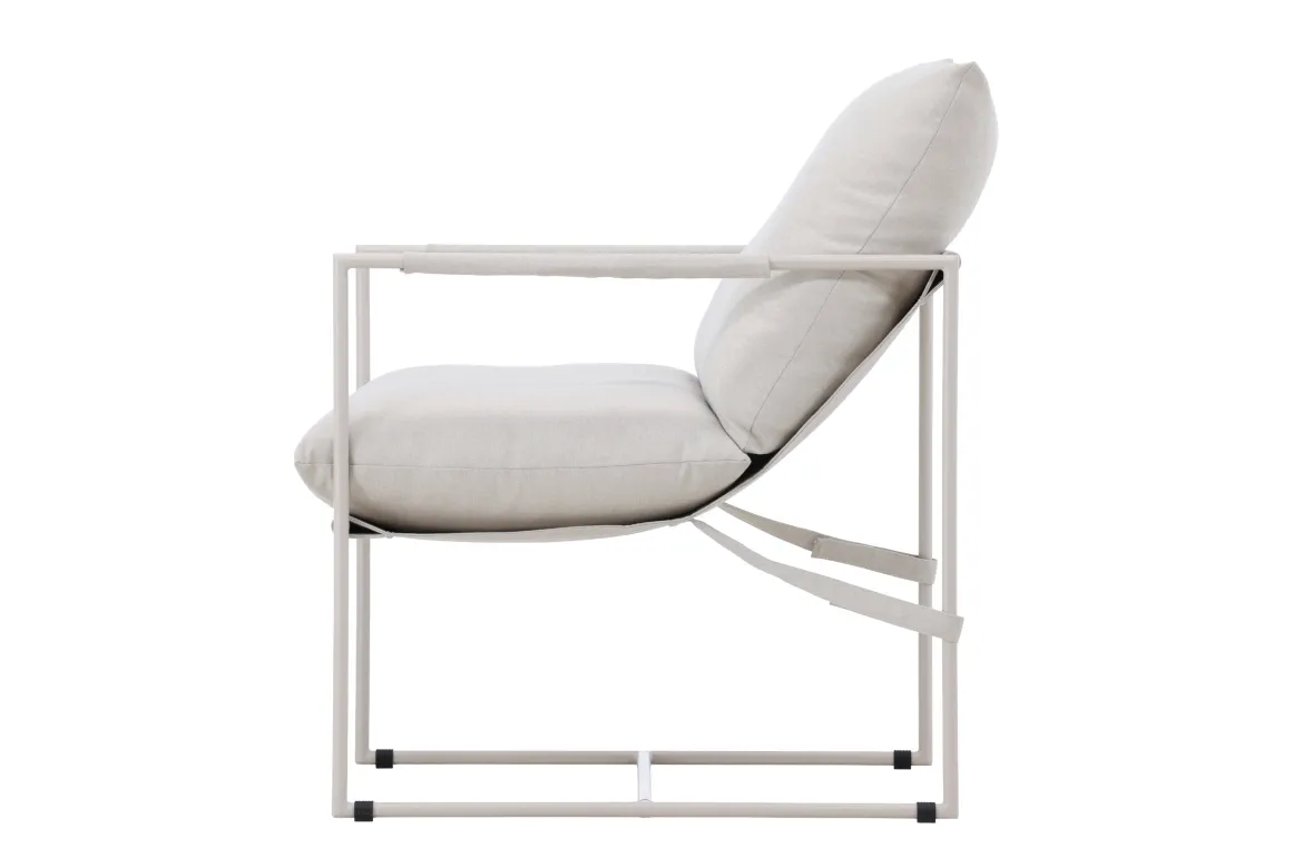 Stuhl Brika - In Beige mit Sitzkissen