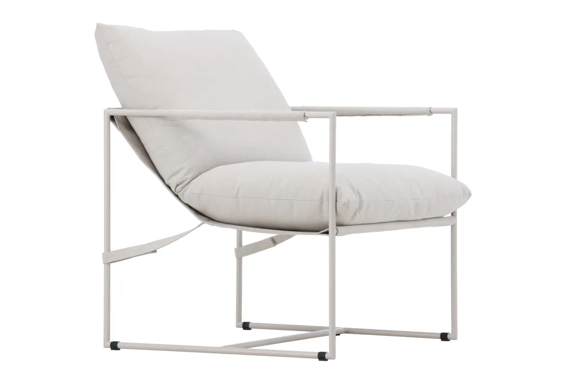Stuhl Brika - In Beige mit Sitzkissen