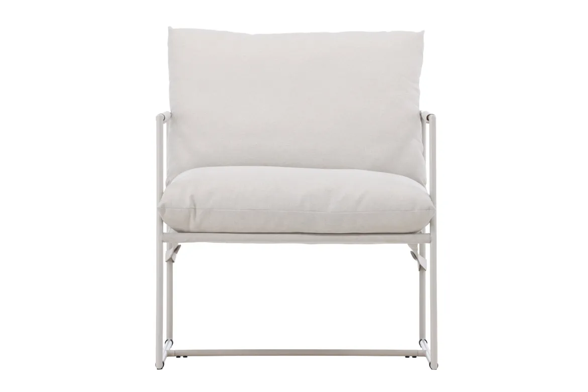 Stuhl Brika - In Beige mit Sitzkissen