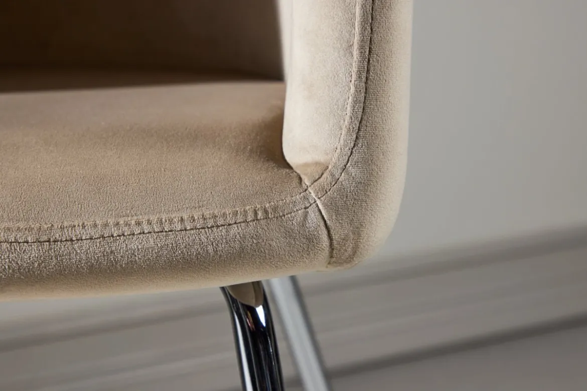 Stuhl Natura - Aus komfortablem Polyester-Samt