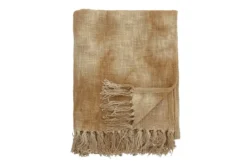 Tagesdecke Romy – Tie-Dye-Design in Gelb