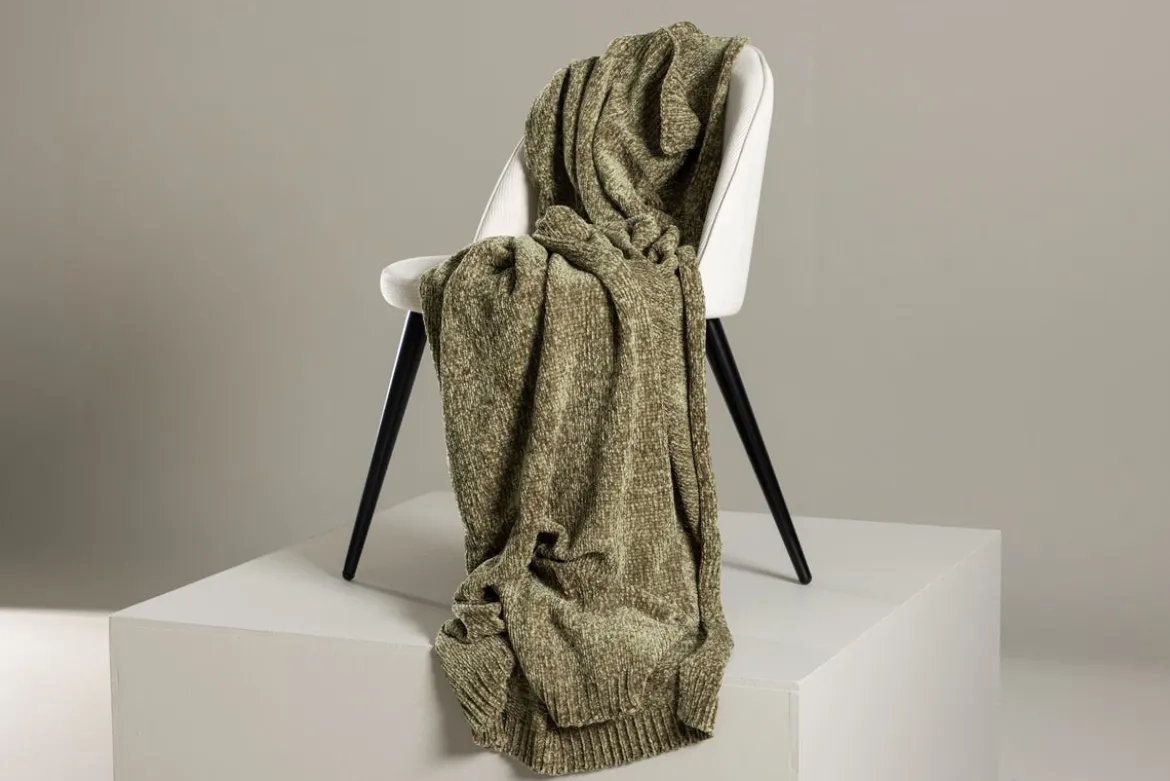 Tagesdecke Silva – 170×130 cm, weiche Chenille