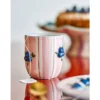 Tassen-Set Naomie – Reliefdesign in zarten Rosétönen (4er-Set)