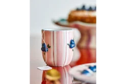 Tassen-Set Naomie – Reliefdesign in zarten Rosétönen (4er-Set)
