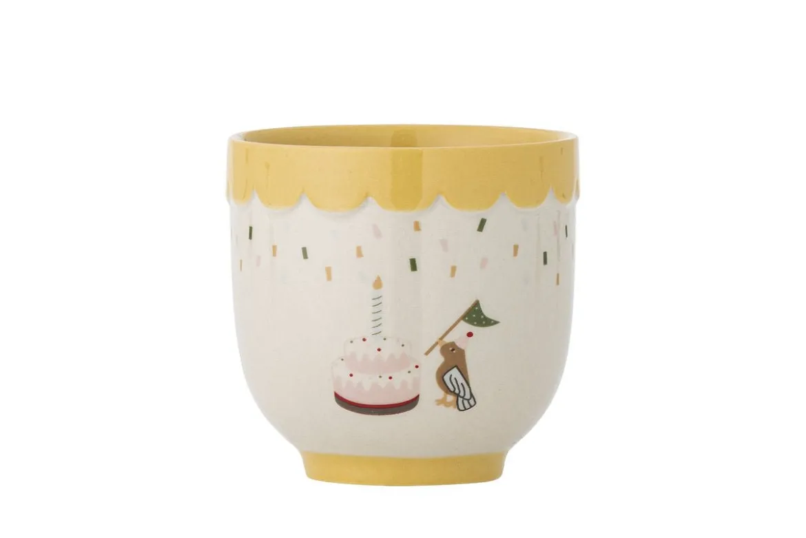 Tasse Suma – Gelb, aus Steingut