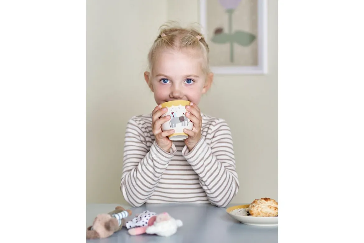 Tasse Suma – Gelb, aus Steingut