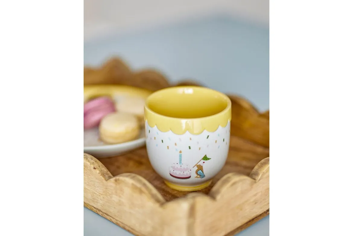Tasse Suma – Gelb, aus Steingut