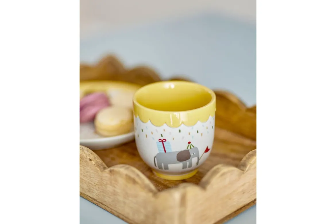Tasse Suma – Gelb, aus Steingut