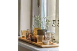 Teelichthalter Set (9-teilig) "Brown Signature"- inkl. Tablett