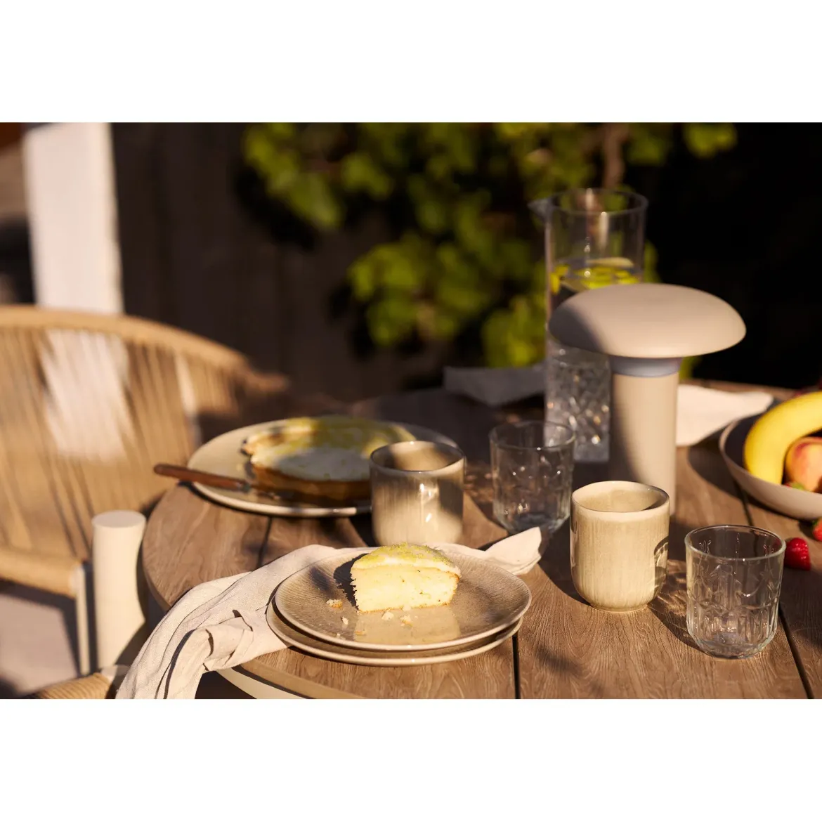 Teller Haviona – aus Steingut gefertigt in beige (4er Set)