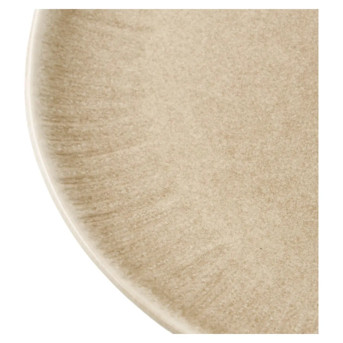 Teller Keldira – aus Steingut gefertigt in beige (4er Set)