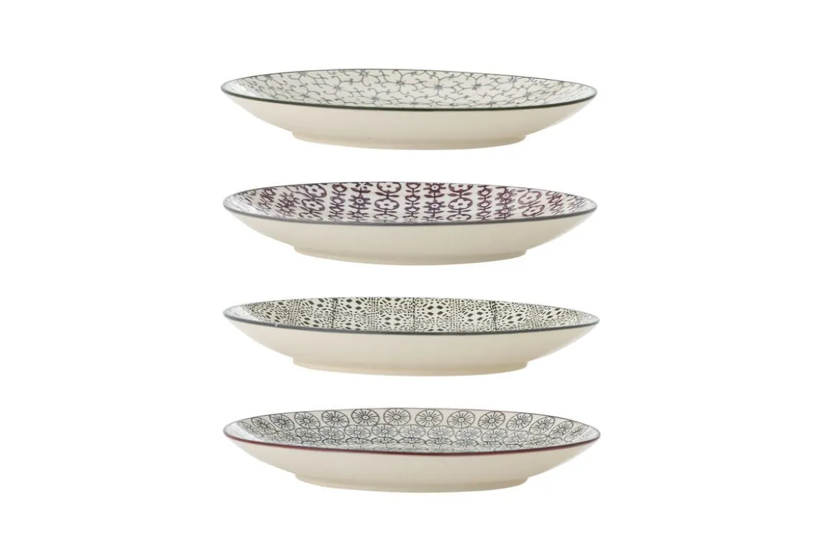 Teller Mako - aus Steingut gefertigt / 4er Set