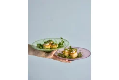 Teller-Set „Arimo“ – Buntes Glas(2-teilig)