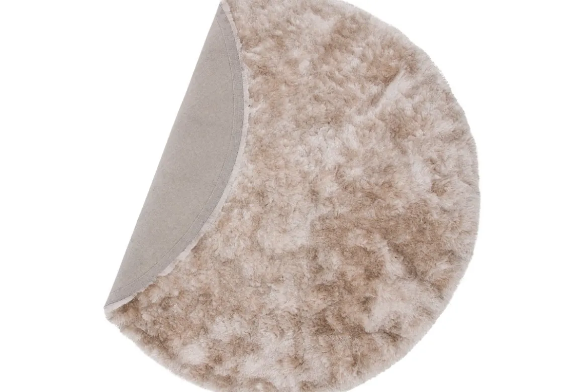Teppich Anelie – runder Hochflor aus Polyester