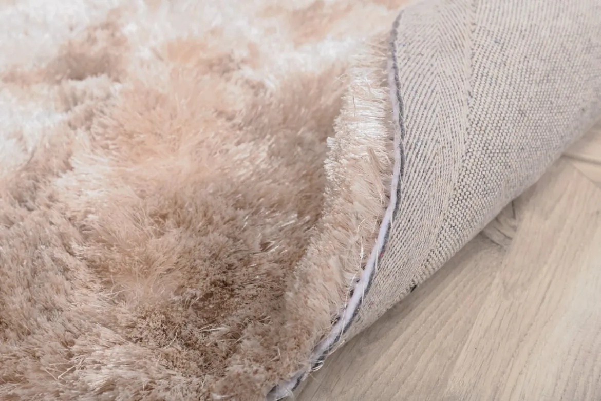 Teppich Anelie – runder Hochflor aus Polyester