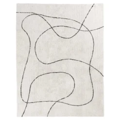 Teppich Arenzo – Moderner Baumwollteppich mit abstraktem Muster, 200x300 cm