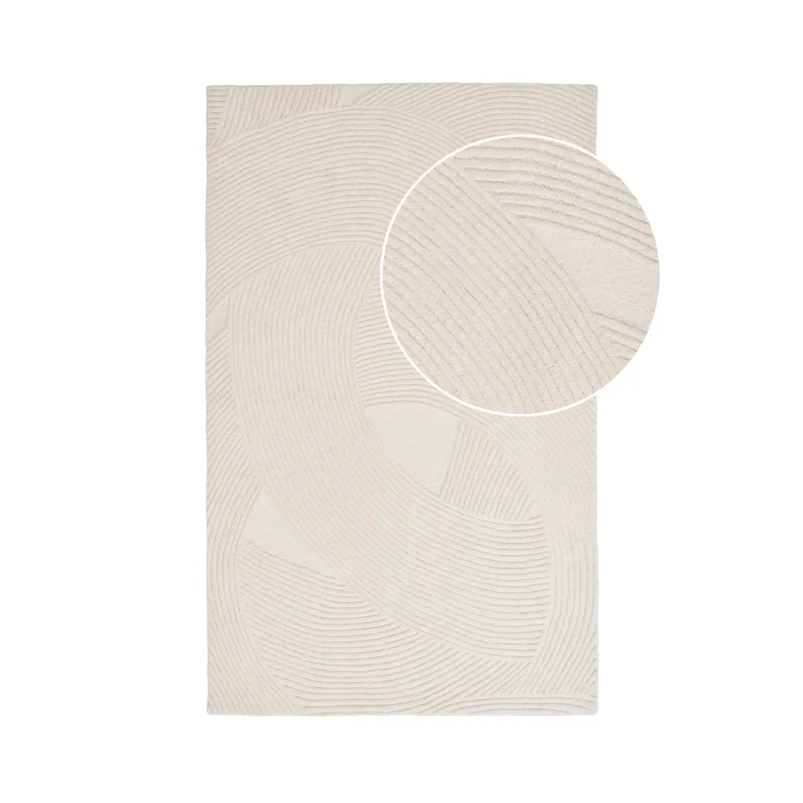 Teppich Arivon – Handgetuftete Eleganz - 100% Wolle, 160x230 cm