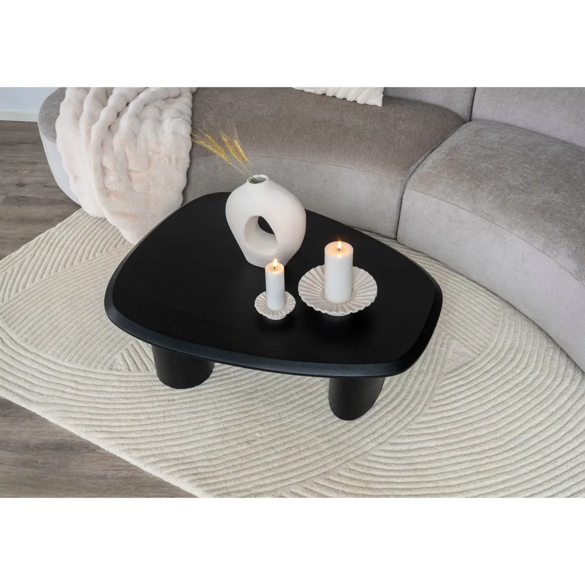 Teppich Arivon – Handgetuftete Eleganz - 100% Wolle, 160x230 cm