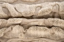 Teppich Dimi – handgewebt in Beige aus Wolle