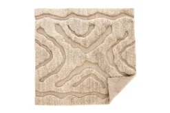 Teppich Dimi – handgewebt in Beige aus Wolle