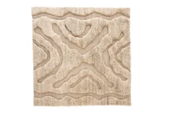 Teppich Dimi – handgewebt in Beige aus Wolle
