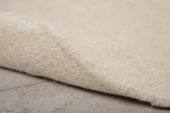 Teppich Edi – in Grau oder Beige aus Wolle & Baumwolle
