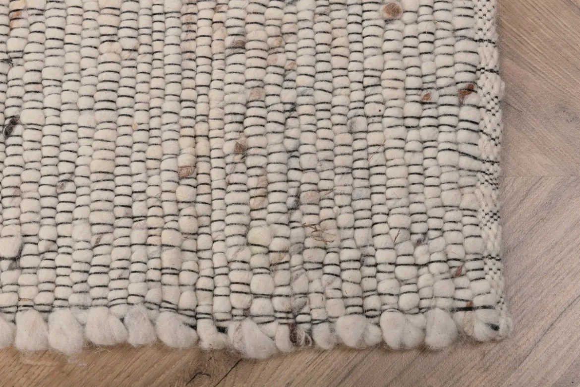 Teppich Enivo – mit Struktur & Muster aus Wolle