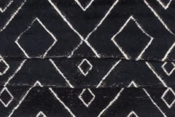 Teppich Hanna – Hochflor mit Karomuster aus Wolle