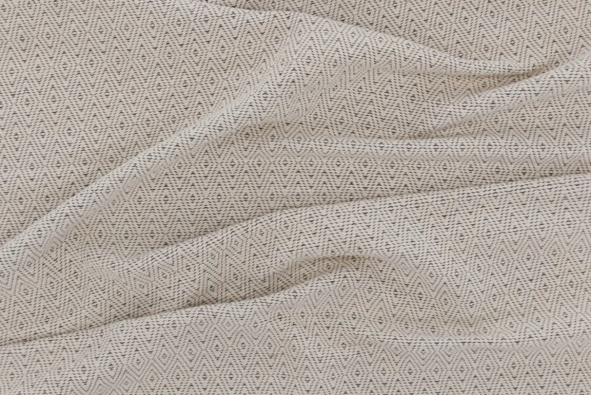 Teppich Helena – rechteckig in Beige aus Polyester & Baumwolle