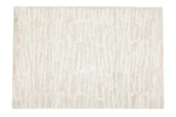 Teppich Inara – in Beige oder Grau aus Polyester & Baumwolle