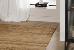 Teppich Julia – handgewebt in Naturfarbe aus Jute