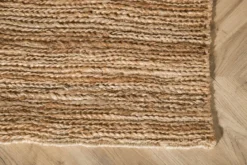 Teppich Julia – handgewebt in Naturfarbe aus Jute