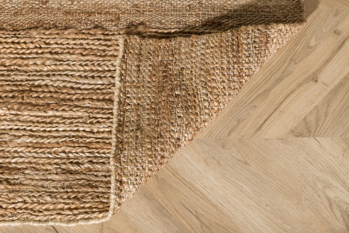 Teppich Julia – handgewebt in Naturfarbe aus Jute