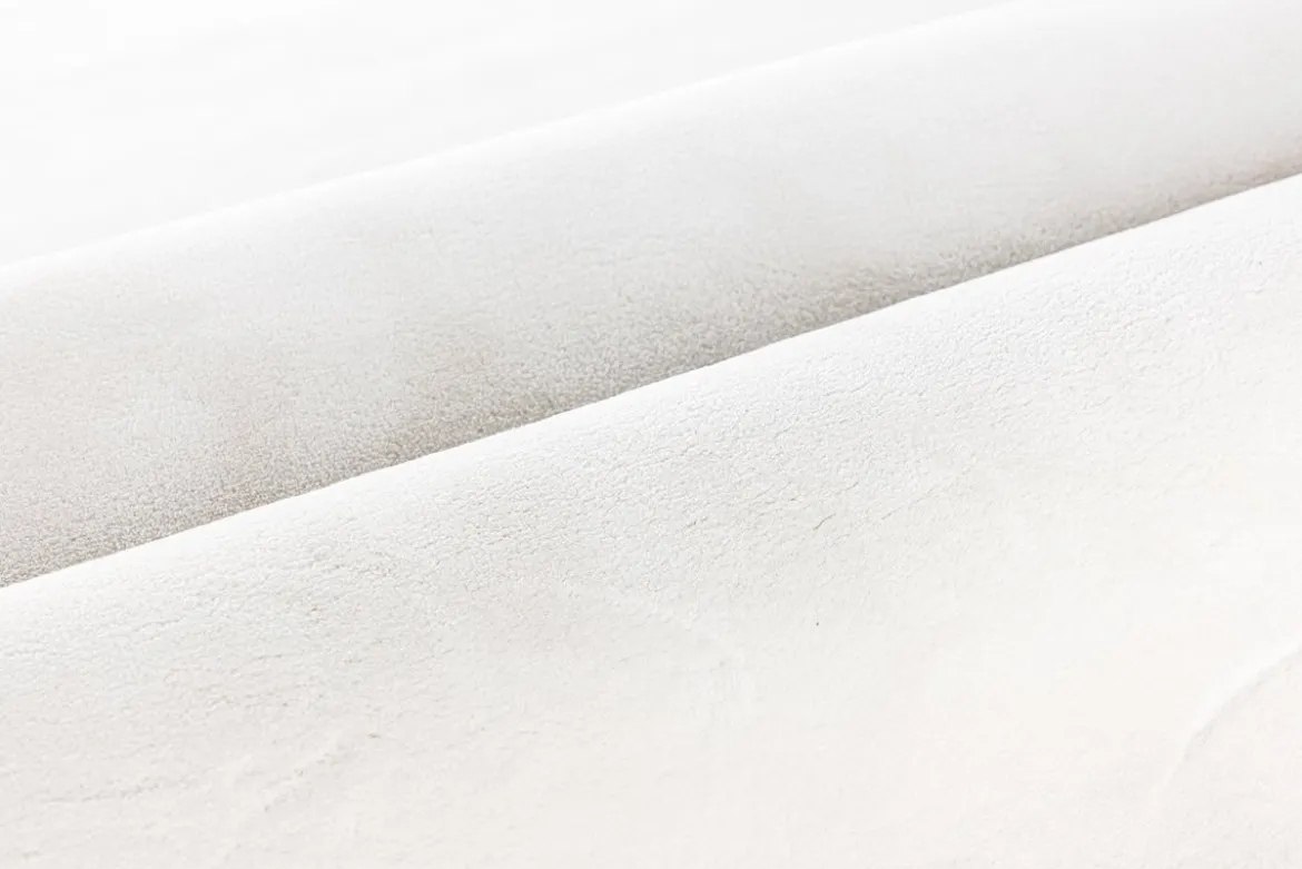 Teppich Liora – in Weiß aus Polyester & Vliesstoff