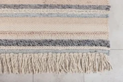 Teppich Mila – mit Fransen aus Wolle