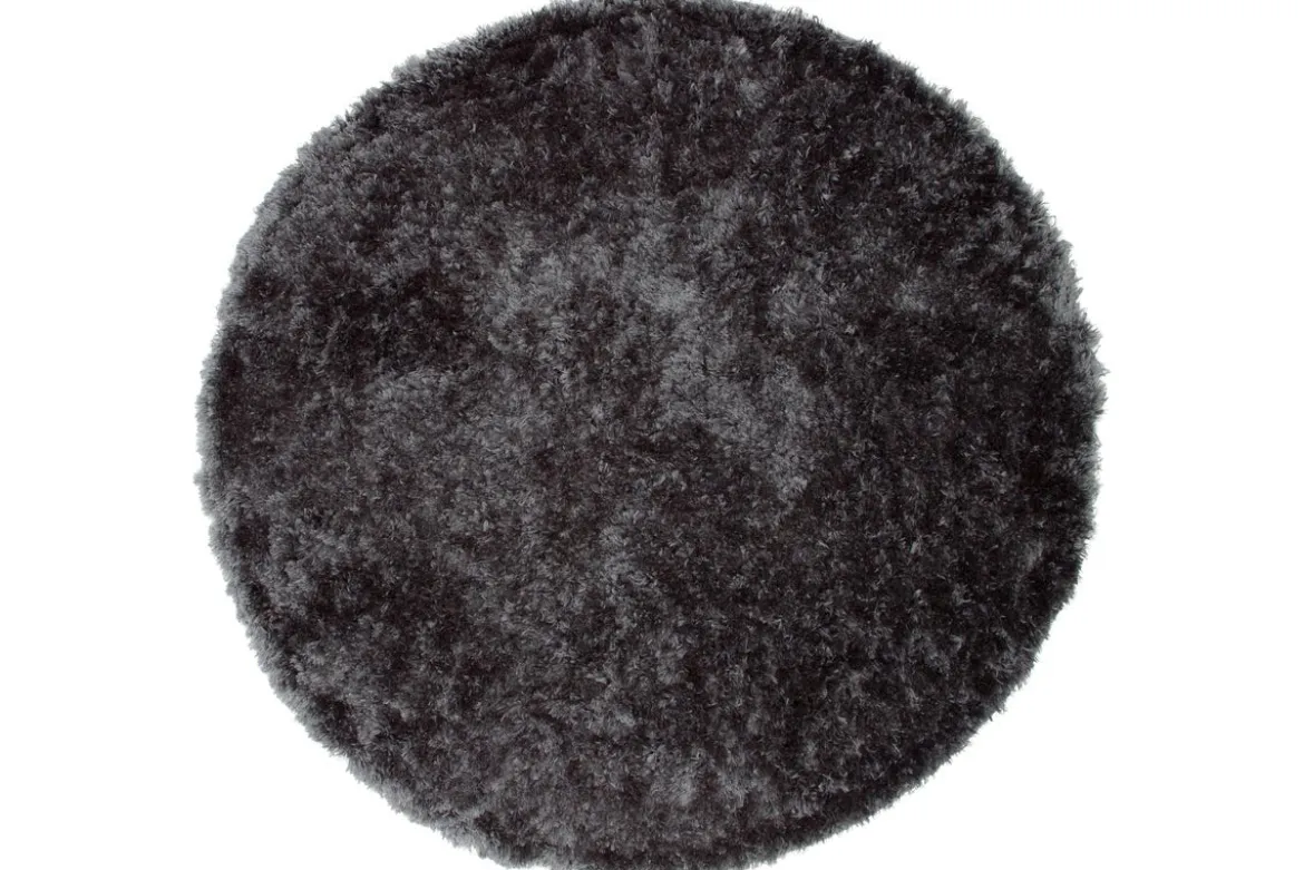 Teppich Nassa – runder Hochflor aus Polyester