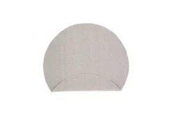 Teppich Naveen – rund in Beige aus Polyester & Baumwolle
