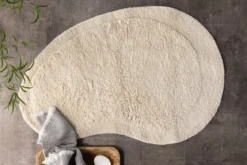 Teppich Noah – handgefertigt in Beige aus Baumwolle