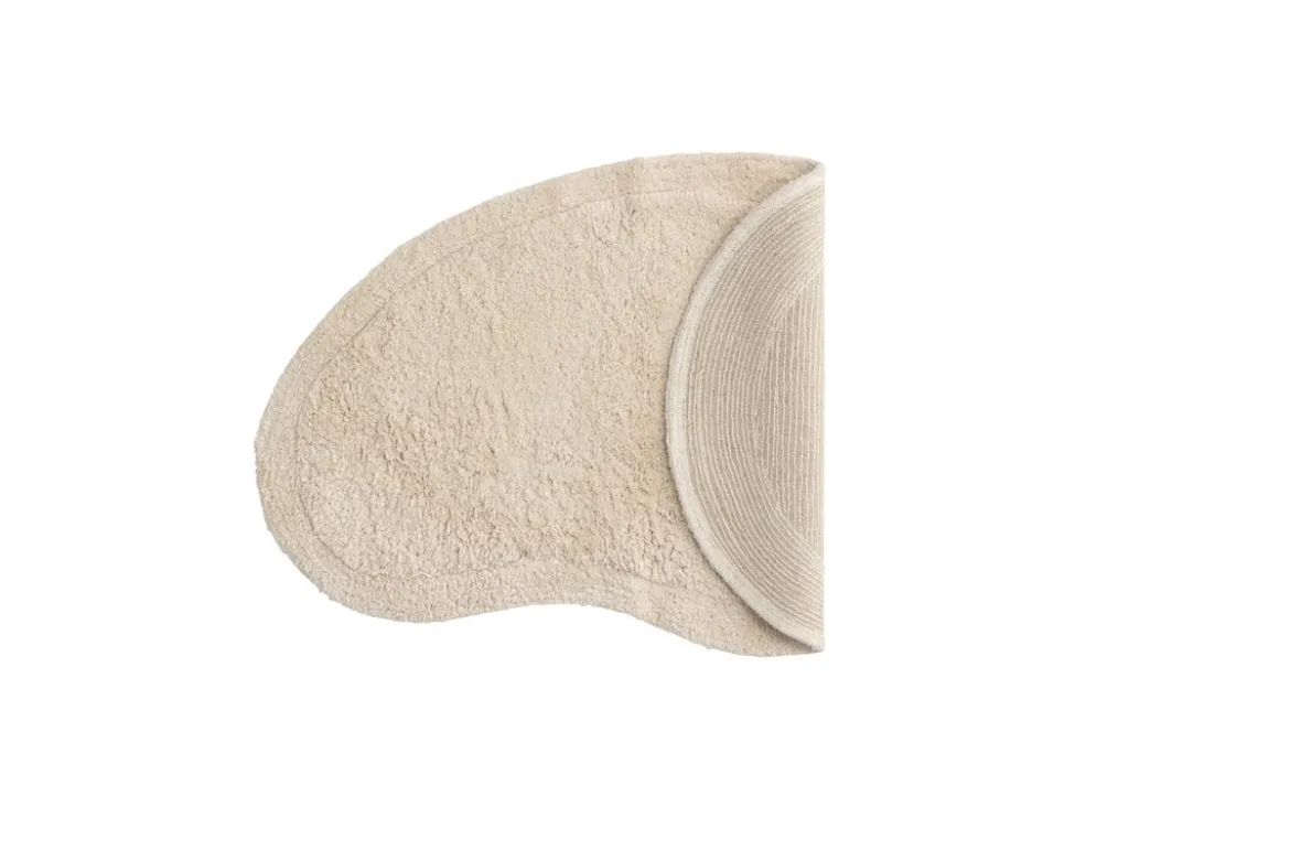 Teppich Noah – handgefertigt in Beige aus Baumwolle