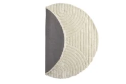 Teppich Paco – mit gerippter Struktur aus Polyester & Baumwolle