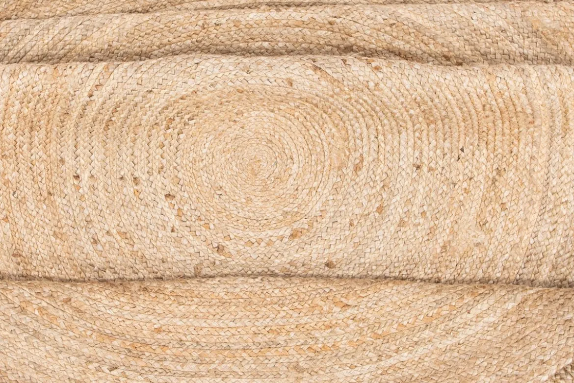 Teppich Palin – rund in Naturfarbe aus Jute