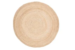 Teppich Palin – rund in Naturfarbe aus Jute