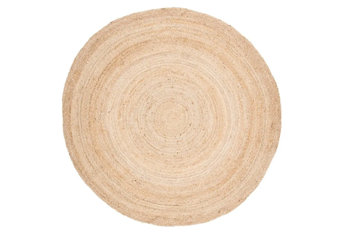 Teppich Palin – rund in Naturfarbe aus Jute